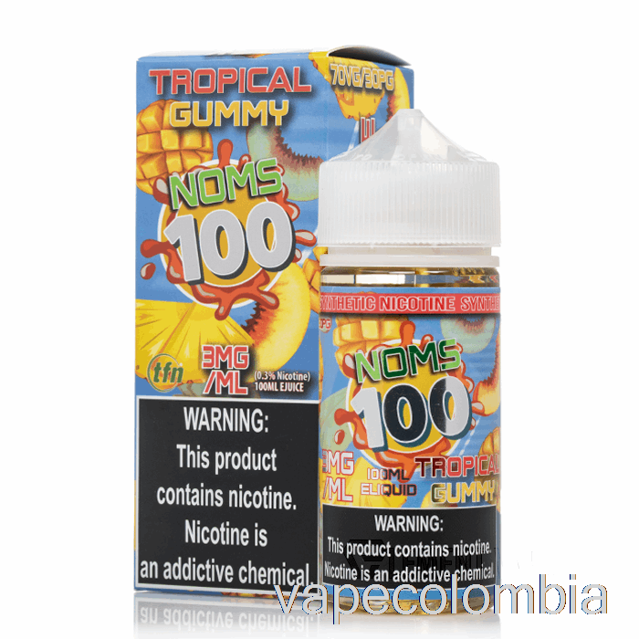 Kit Completo De Vapeo Tropical Gummy - Noms 100 - E-líquidos Nomenon - 100ml 0mg